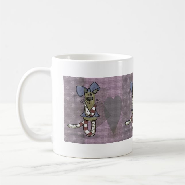 Taza De Café Primitive Kitty (Izquierda)
