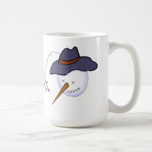 Taza De Café Primitive Snowman de Navidades curos