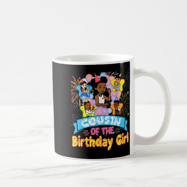 Taza De Café Primo De Chica De Cumpleaños Gracie Birthday Dolls (Derecha)
