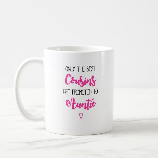 Taza De Café Primos promovidos a tía Pink (Izquierda)