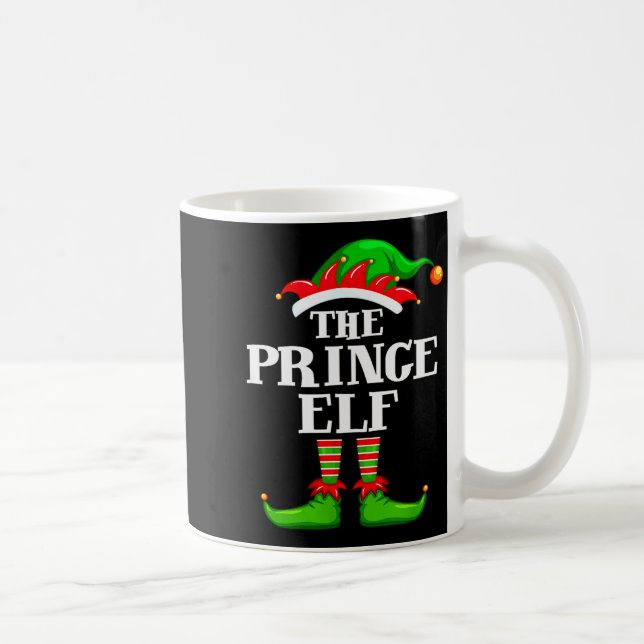 Taza De Café Prince Elf Matching Family Group Christmas Party P (Derecha)