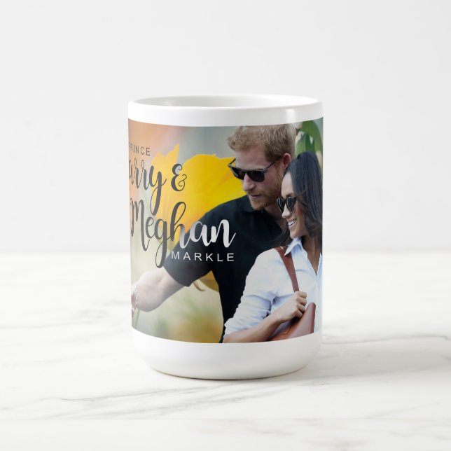 Taza De Café Prince Harry & Meghan Markle (Centro)