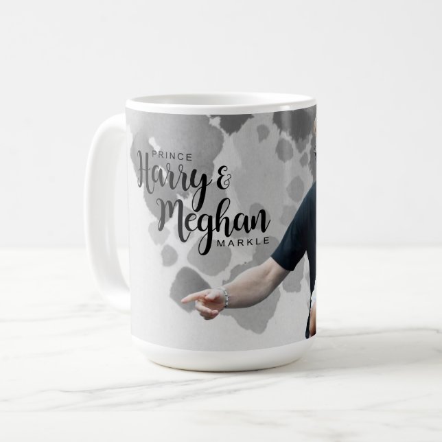 Taza De Café Prince Harry & Meghan Markle (Anverso izquierdo)