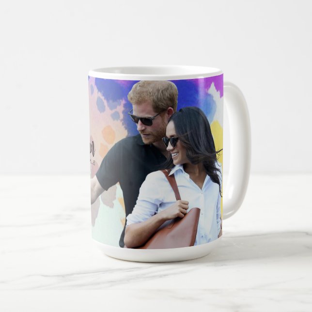 Taza De Café Prince Harry & Meghan Markle (Anverso derecho)