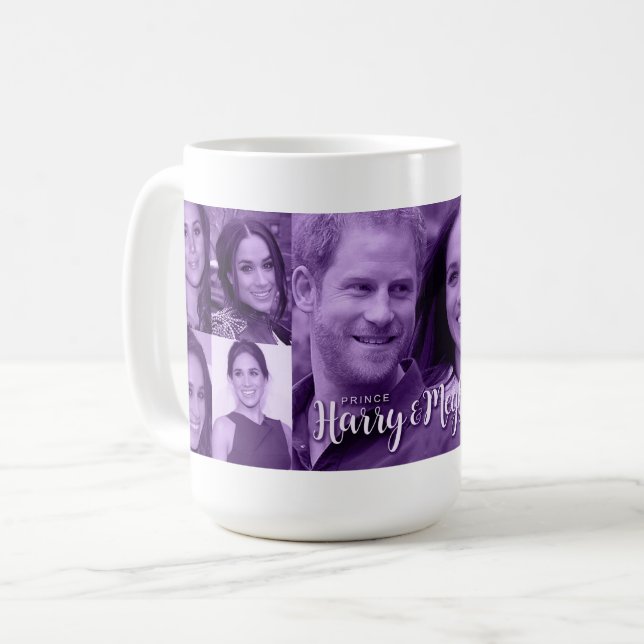 Taza De Café Prince Harry & Meghan Markle (Anverso izquierdo)