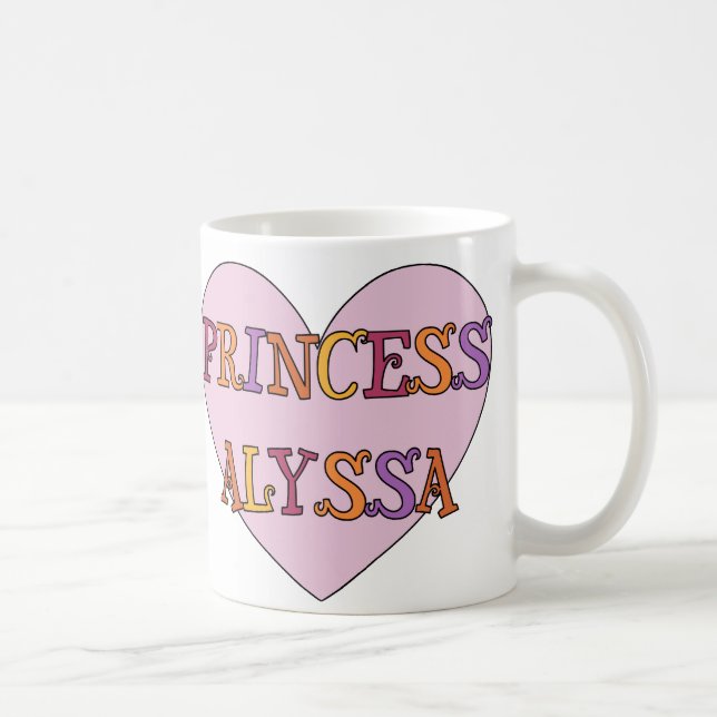 Taza De Café Princesa Alyssa (Derecha)