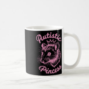 Taza De Café Princesa autista Opossum 1