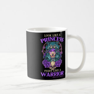 Taza De Café Princesa De Conciencia Pelea Como Un Guerrero