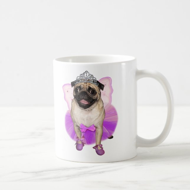 Taza De Café princesa de hadas del barro amasado del sugarplum (Derecha)