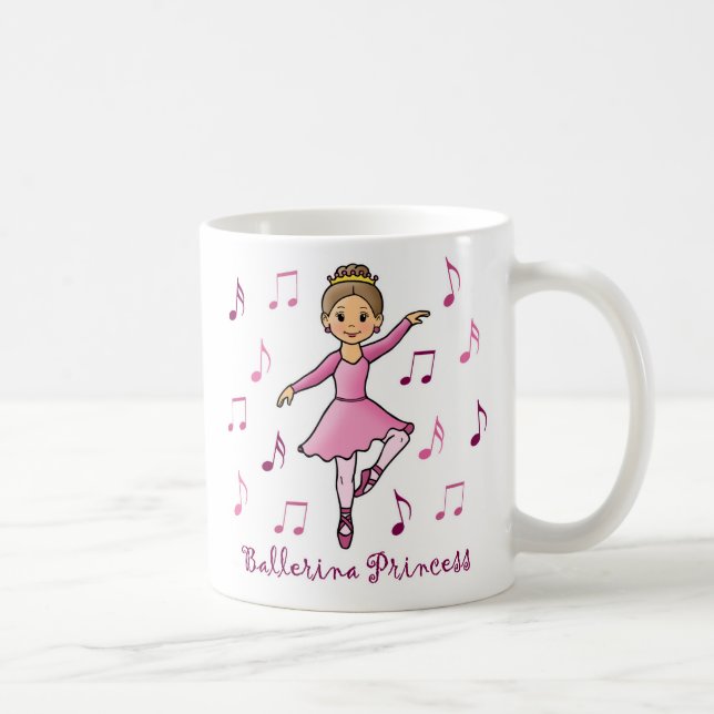 Taza De Café Princesa de la bailarina (Derecha)