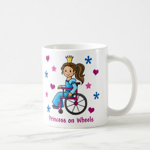 Taza De Café Princesa de la silla de ruedas