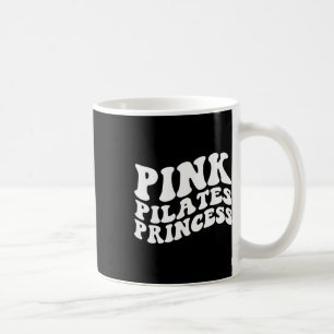 Taza De Café Princesa de Pilates Rosa Estética Mente Cuerpo Yog