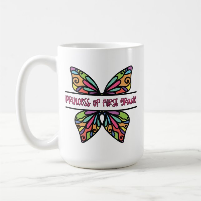 Taza De Café Princesa De Primer Grado (Izquierda)