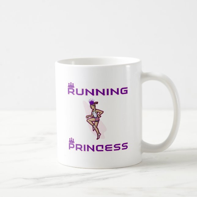 Taza De Café Princesa de RunnerChick (Derecha)