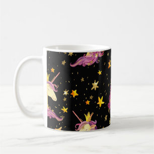 Taza De Café Princesa de Unicornio: cuento de hadas acuáticas