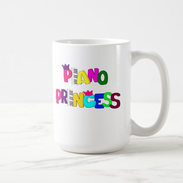 Taza De Café Princesa del piano (Derecha)