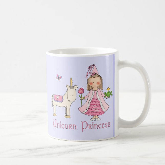 Taza De Café Princesa del unicornio (Derecha)