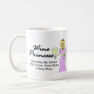 Taza De Café Princesa del vino "algún día mi príncipe "
