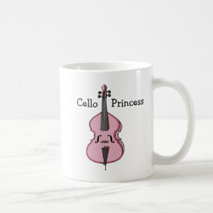 Taza De Café Princesa del violoncelo