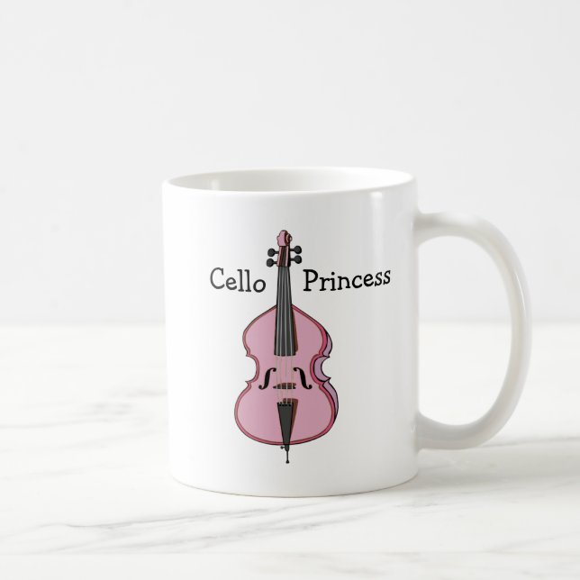 Taza De Café Princesa del violoncelo (Derecha)