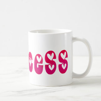 Taza De Café Princesa en los corazones