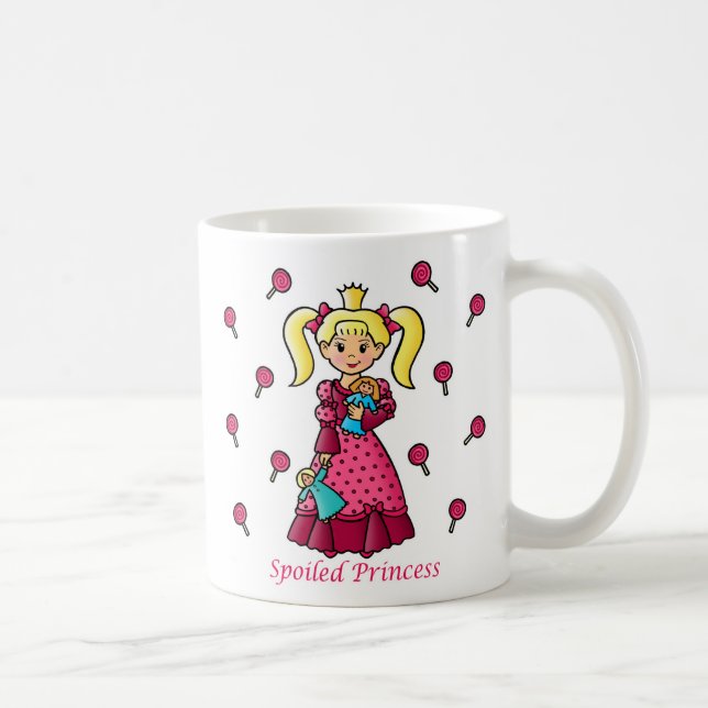 Taza De Café Princesa estropeada (Derecha)