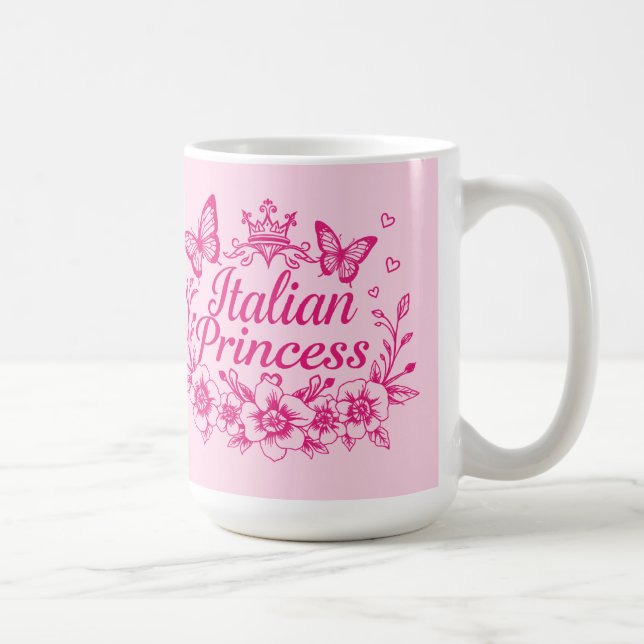 Taza De Café Princesa italiana  (Derecha)
