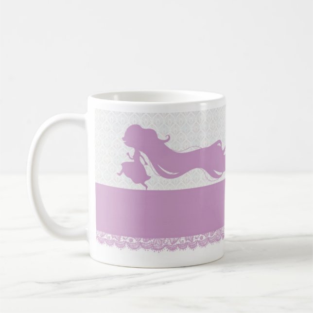 Taza De Café Princesa Rapunzel Mug (Izquierda)