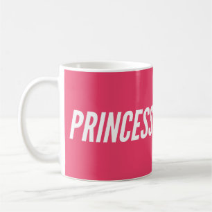 Taza De Café Princesa Rosa Fucsia