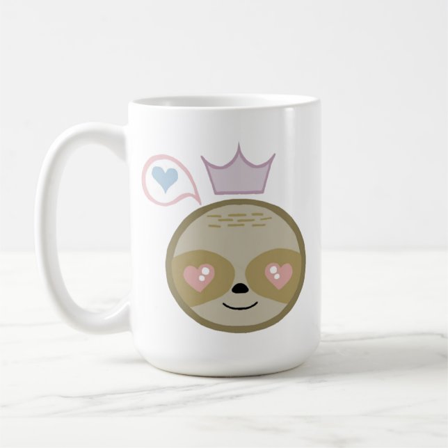 Taza De Café Princesa Sloth (Izquierda)