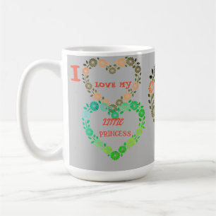 Taza De Café Princess Heart Mug 15oz.