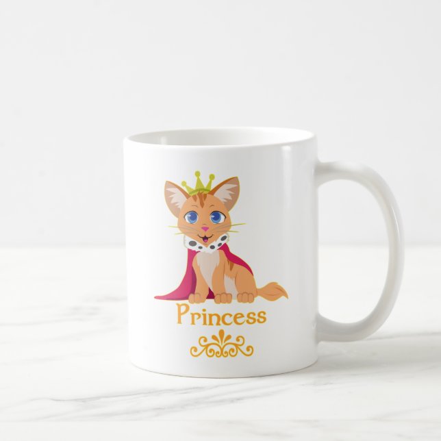 Taza De Café Princess Kitten (Derecha)
