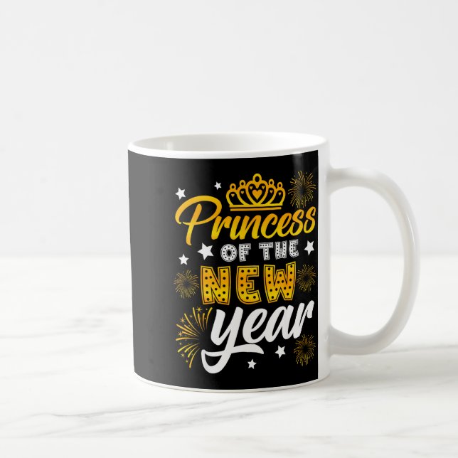 Taza De Café Princess Of The New Year 2026 New Years Eve Firewo (Derecha)