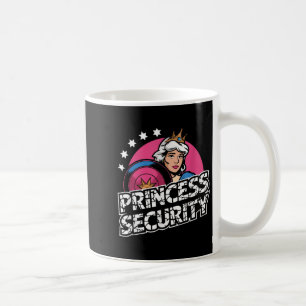 Taza De Café Princess Security Birthday Dad &amp; Mom Boys Brot