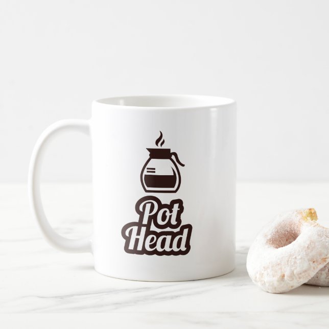 Taza de café principal del pote (Con donut)