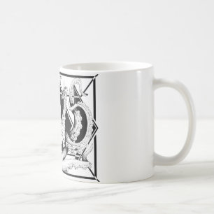 Taza de café principal del pulpo del estudio de