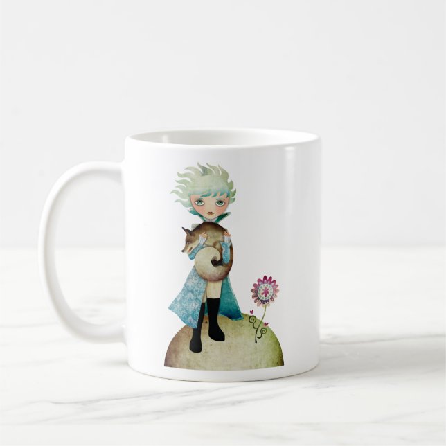Taza De Café Príncipe hivernal Mug (Izquierda)