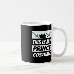 Taza De Café Príncipe retro disfraz divertido disfraz Halloween