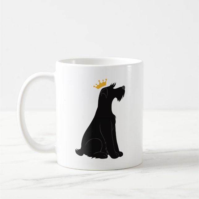 Taza De Café Príncipe Schnauzer (Izquierda)