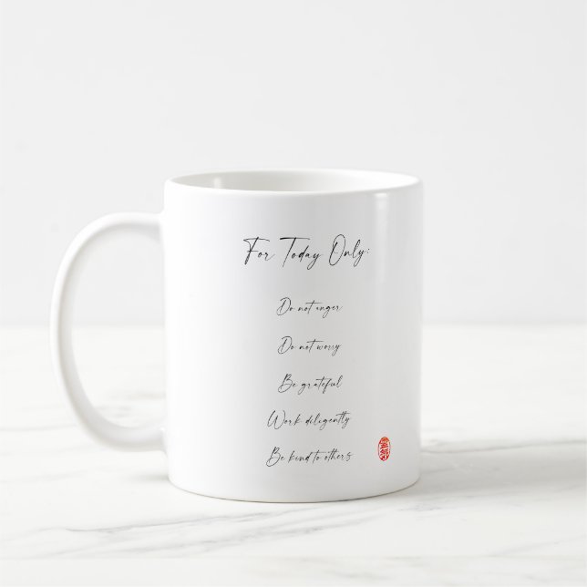 Taza De Café Principios de Reiki, receptores (Izquierda)