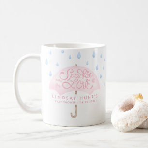 Taza De Café Prink Umbrella Sprinkle Baby Shower