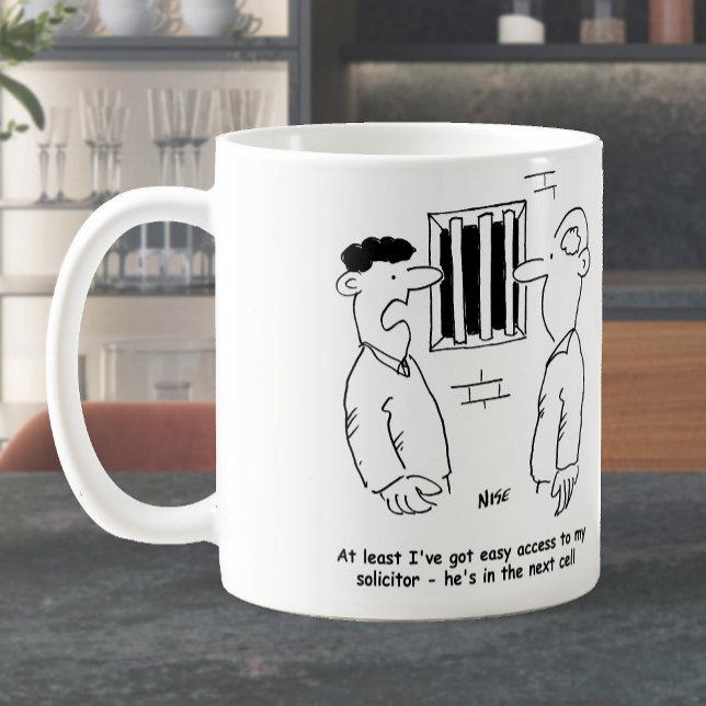 Taza De Café Prisionero en prisión dice que abogado está en la  (Subido por el creador)