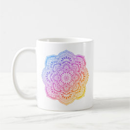 Taza De Café Prism Flower Mandala Mug