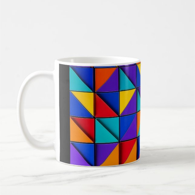 Taza De Café Prism Tile (Izquierda)