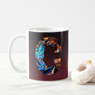 Taza De Café Prisma galáctico inicial C Mug