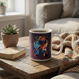 Taza De Café Prisma Galáctico Inicial R Mug