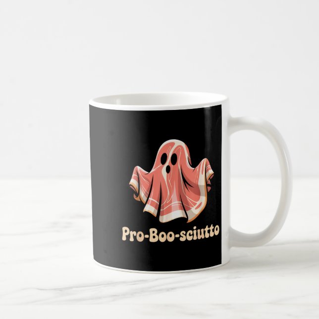 Taza De Café Pro Boo Sciutto Funny Italian Halloween Ghost Pros (Derecha)