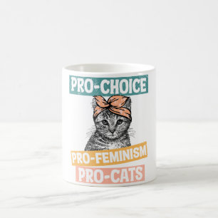 Taza De Café Pro Choice Pro Feminismo Pro Cats