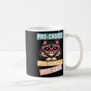 Taza De Café Pro Choice Pro Kamala Pro Cat Kamala 2024 Para Pre