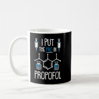 Taza De Café Pro In Propofol Nurse Médica Anestesia Gift